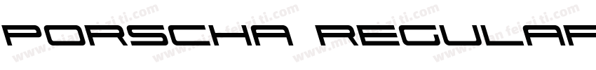 Porscha Regular字体转换